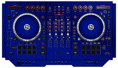 Numark NS 7 II Skin Gradienter Blue
